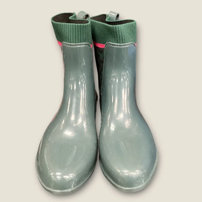 Boots Rain By Coach In Green, Size: 9