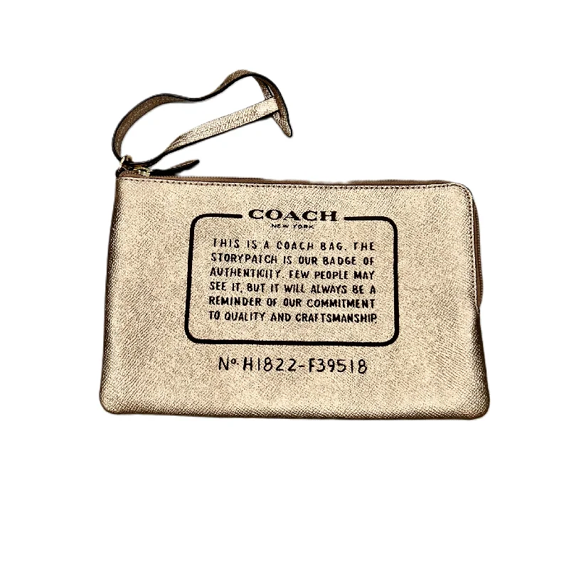 Clutch Designer By Coach, Size: Medium