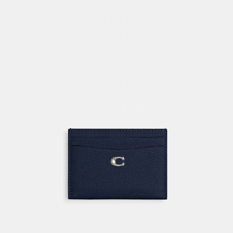 Coach Essential Card Case in Deep Blue