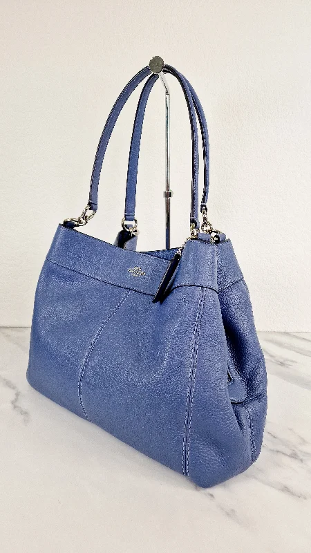 Coach Lexi Shoulder Bag in Blue Pebbled Leather - Coach F28997