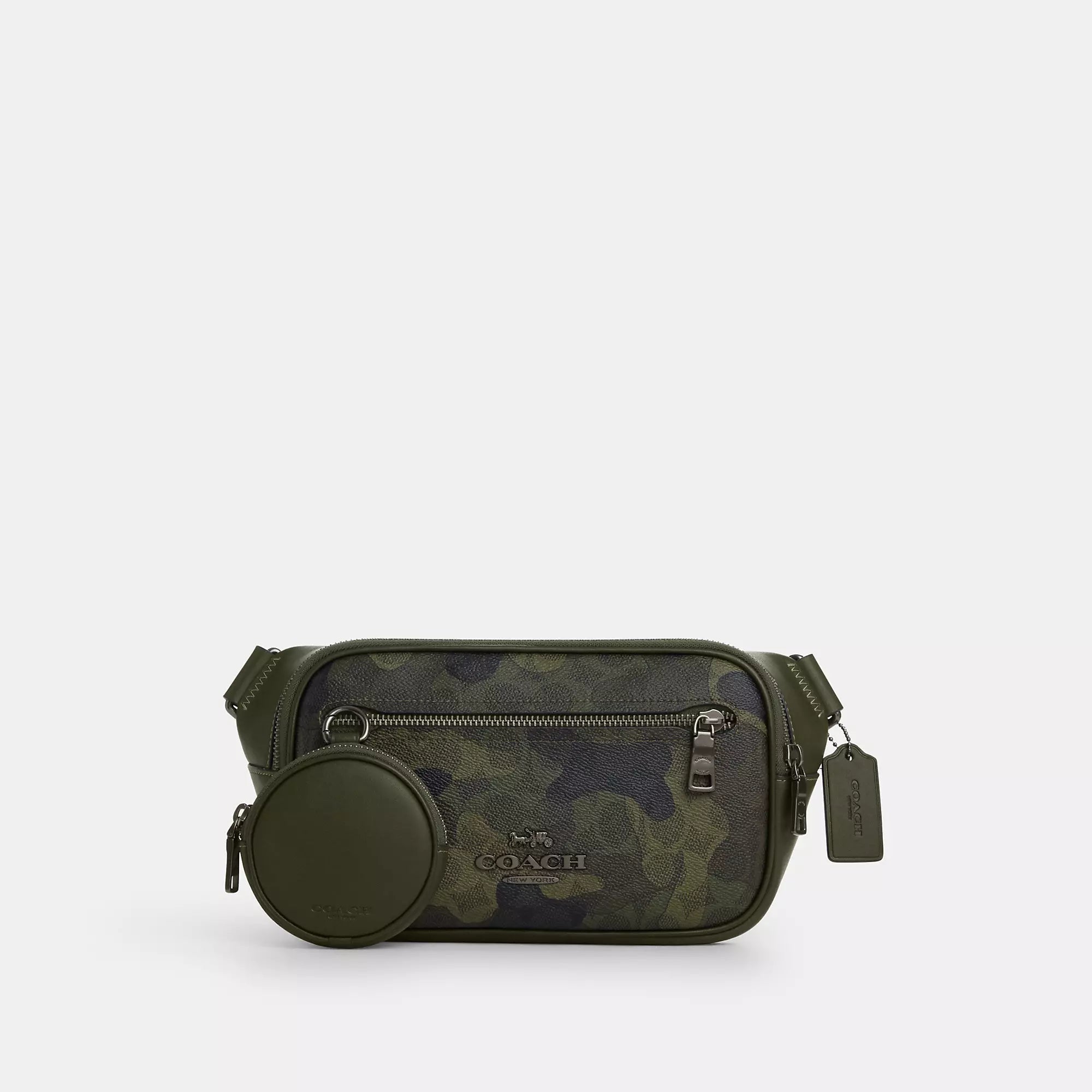 Coach Outlet Elias Belt Bag In Signature Camo Print