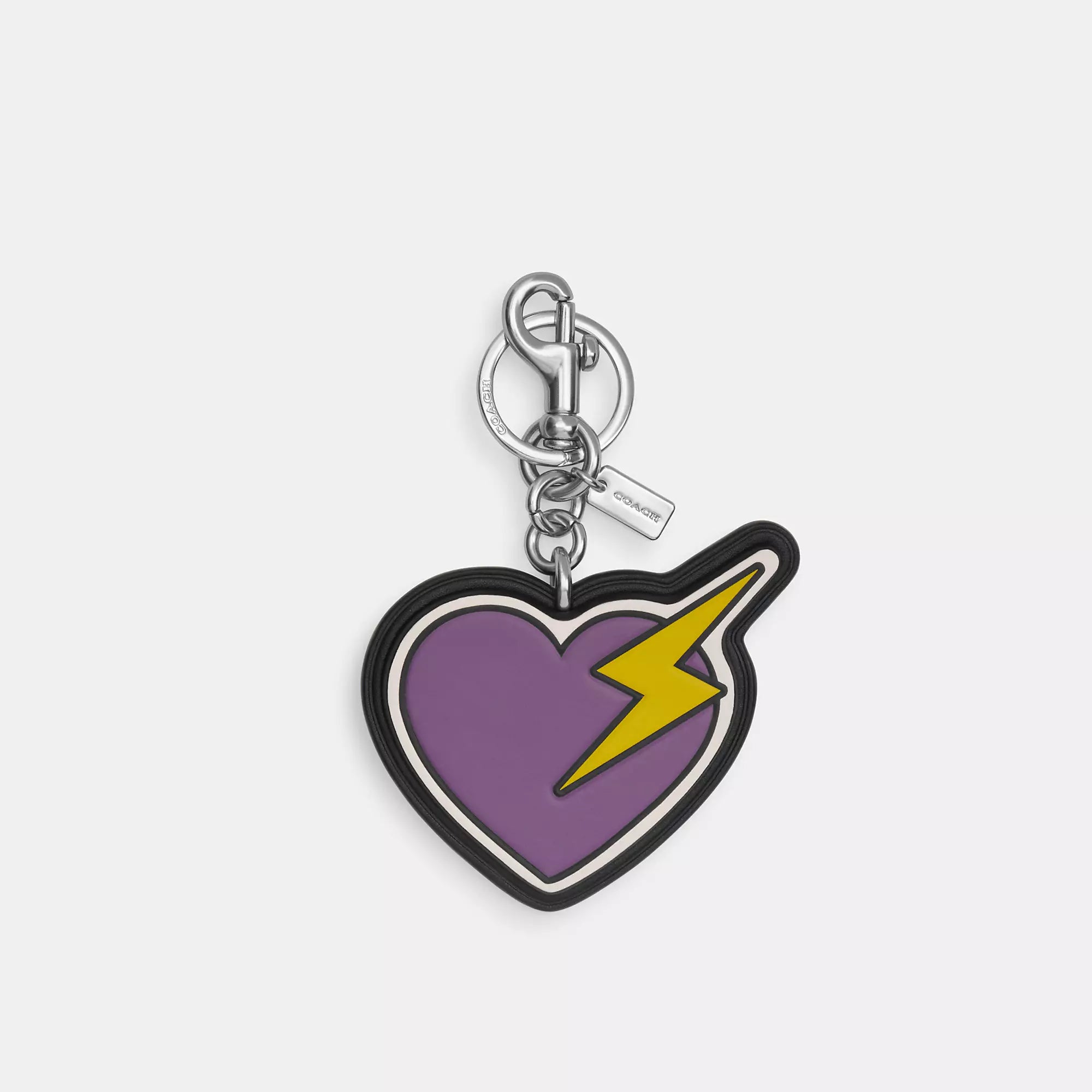 Coach Outlet Heart And Bolt Bag Charm