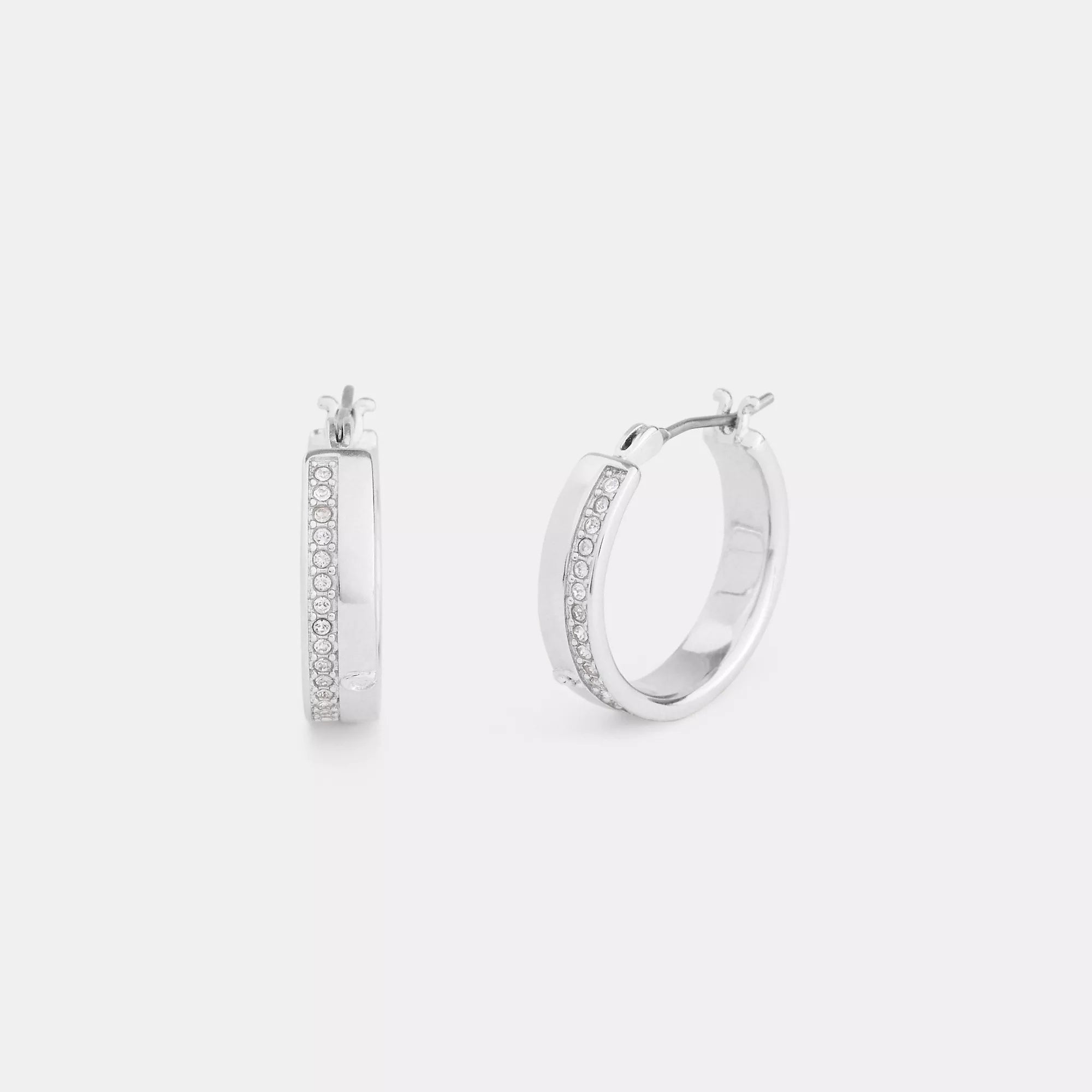 Coach Outlet Pavé Hoop Earrings