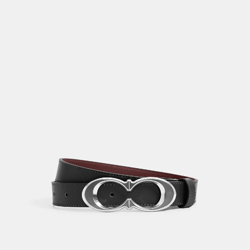 Coach Outlet Signature Buckle Belt, 25 Mm