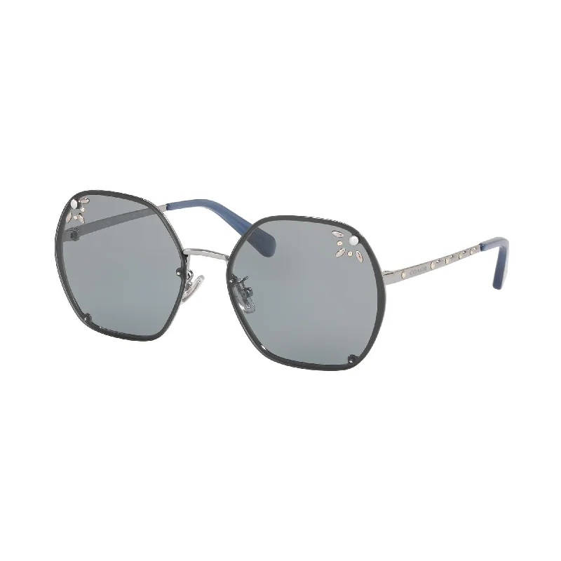 Coach Women's Sunglasses - Grey Gradient Lens Geometric Frame | 0HC7095H 9004157