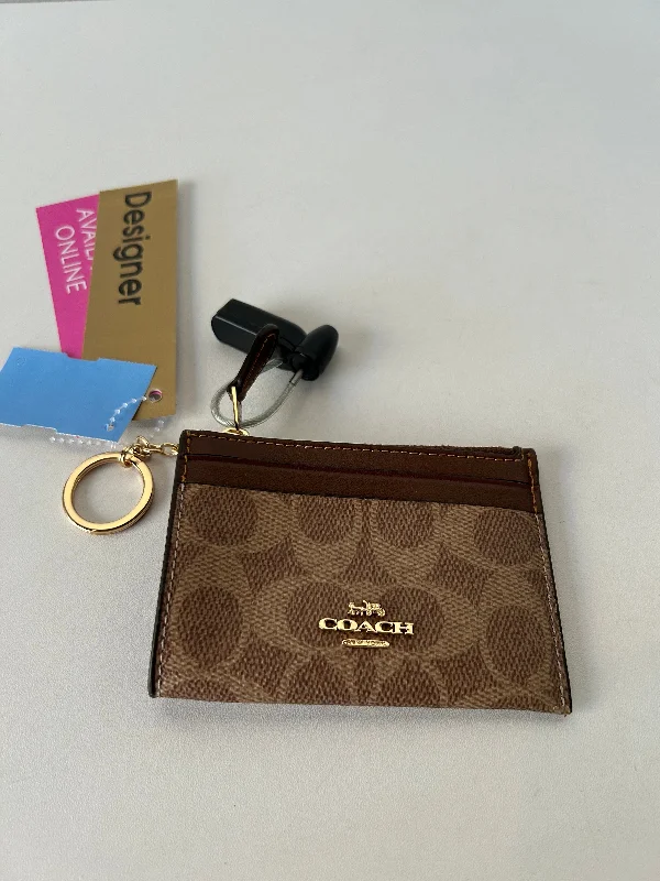 Id/card Holder Designer By Coach, Size: Small