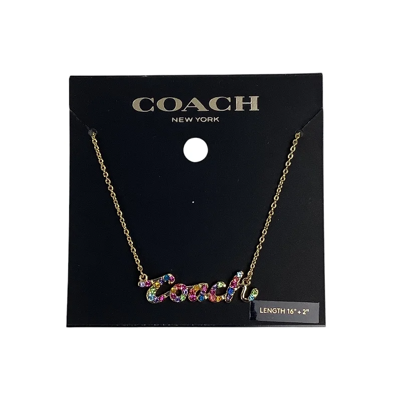 Necklace Designer By Coach