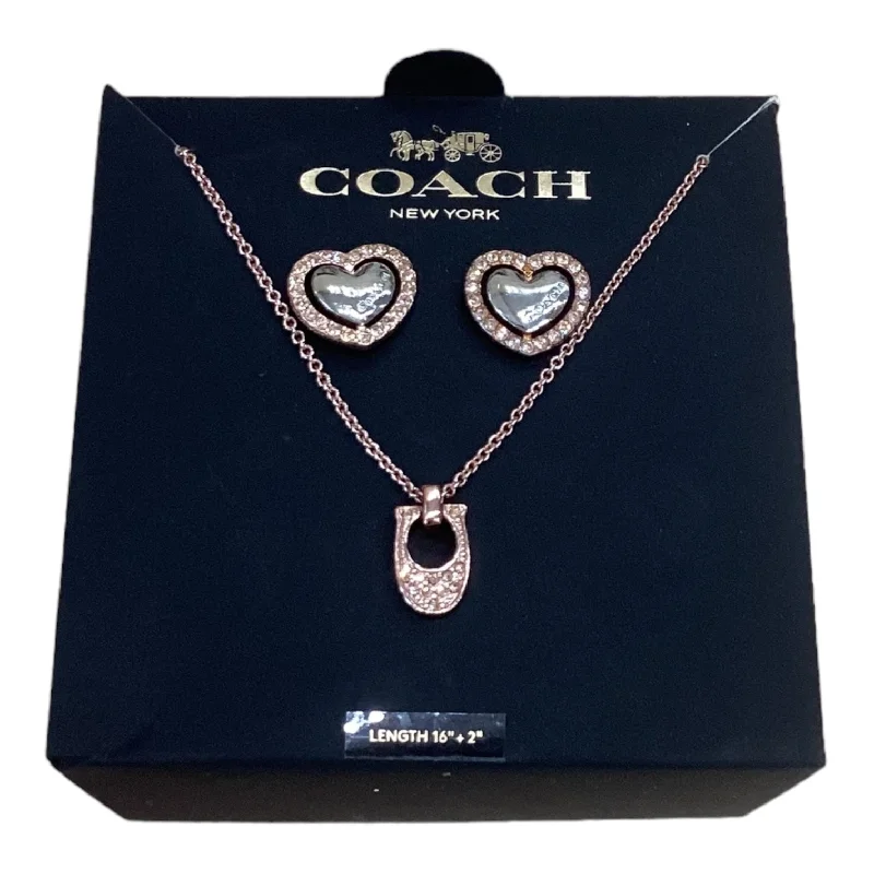 Necklace Designer Coach, Size 02 Piece Set