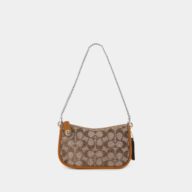 Hobo Swinger 20 bag - Coach - Canvas - Brown