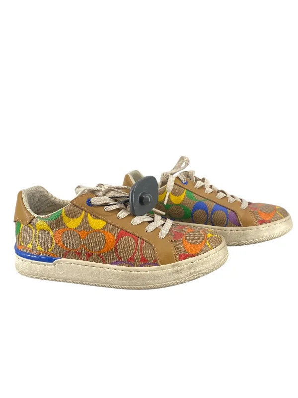 Shoes Designer By Coach In Multi-colored, Size: 6