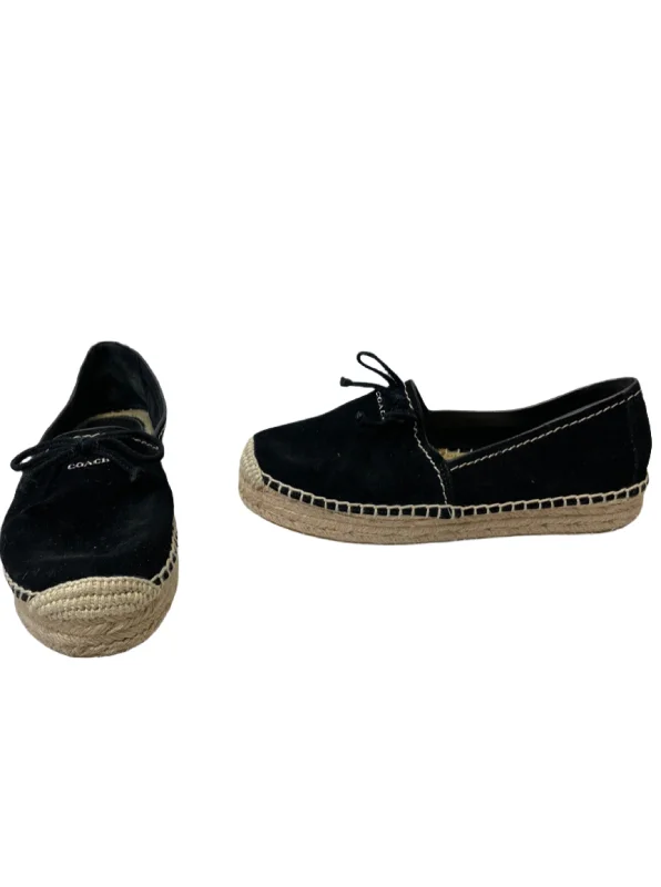 Espadrille Logo Shoes Designer By Coach  Size: 6