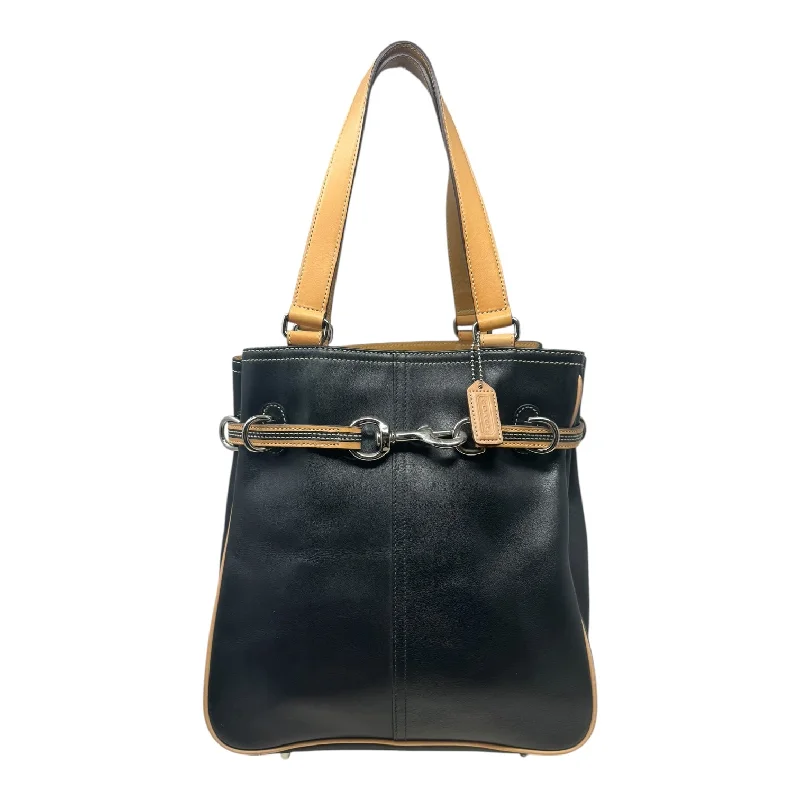 Legacy Leather Belted Carryall Designer By Coach, Size: Medium