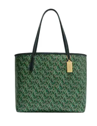 Coach City Tote With Coach Monogram Print