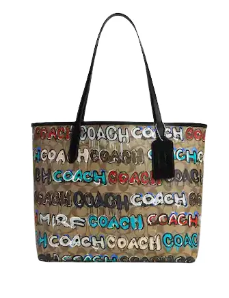 Coach Coach X Mint + Serf City Tote In Signature Canvas