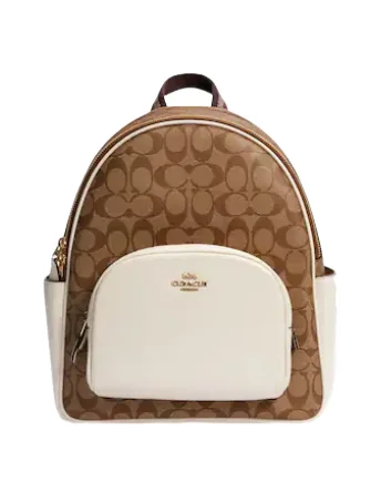 Coach Court Backpack In Signature Canvas