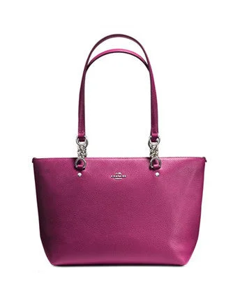 Coach Sophia Small Tote in Pebble Leather