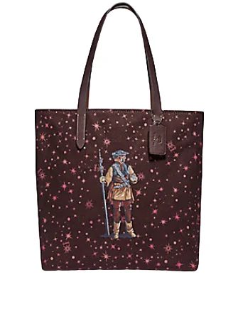 Coach Star Wars X Tote With Starry Print and Princess Leia as Boushh