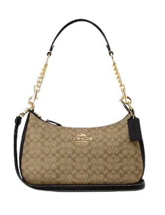 Coach Teri Shoulder Bag In Signature Canvas