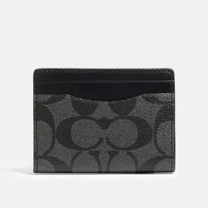 Magnetic Card Case In Signature Canvas